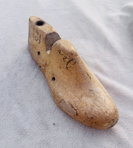 Vintage wooden shoe last - wooden, size