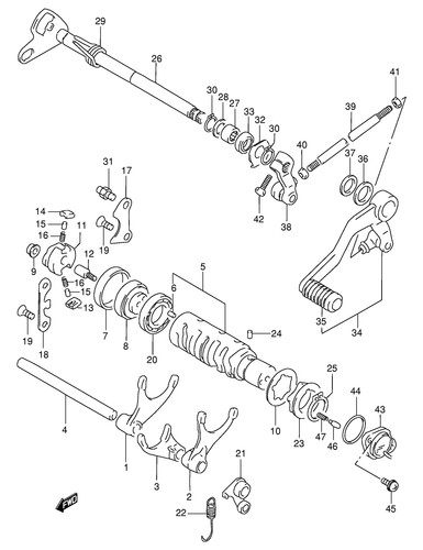 Suzuki genuine washer 18mm - suzuki,