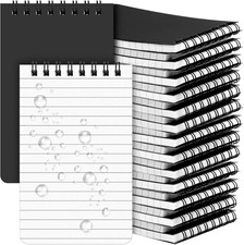 16 Pack Waterproof Notebook