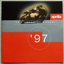 APRILIA MOTORCYCLES & SCOOTERS Sales Brochure For 1997 RSV 1000 Pegaso RS250 ++