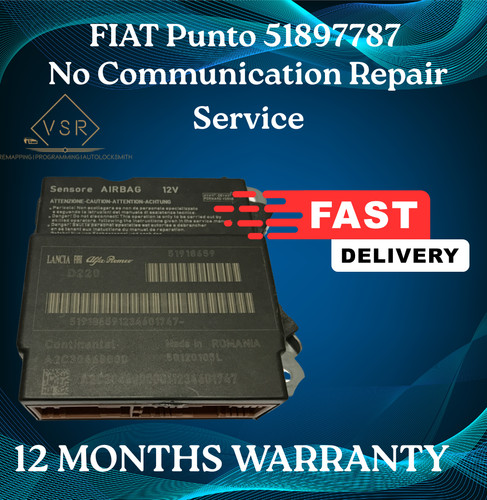 Fiat punto 51897787 airbag ecu - punto,
