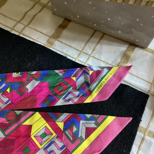 Hermes twilly silk scarf - twilly,