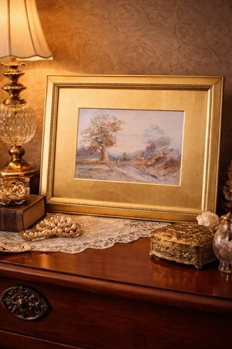 Vintage english watercolour - vintage,
