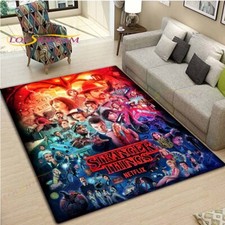 Stranger Things 3D Carpets Anti-Slip Floor Rugs Bedroom Decors Mat Doormat Gift
