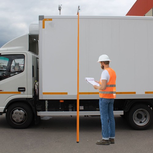 Telescopic height measuring - 6m,