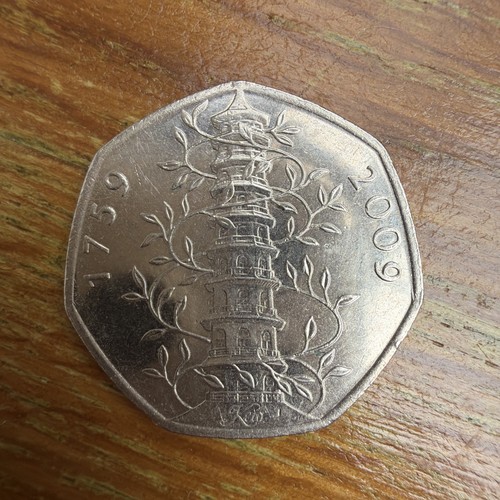 2009 kew gardens 50p coin - 2009,