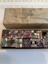 Letterpress Lead Type -