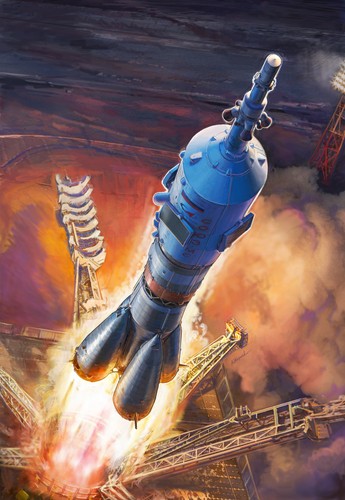 Zvezda 144 soyuz 1a launch - zvezda, 2.1a