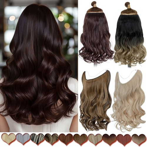 Natural invisible wire hair - natural,