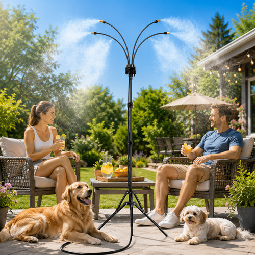 Standing misters for outside - standing,