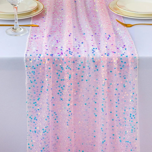 Glitter sequin table runner - glitter,
