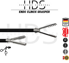 Endo Clinch Grasper Laparoscopic Endoscopic Intruments 5mm X 330mm Forceps EU CE