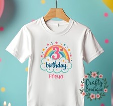3rd Birthday Tshirt, Girls