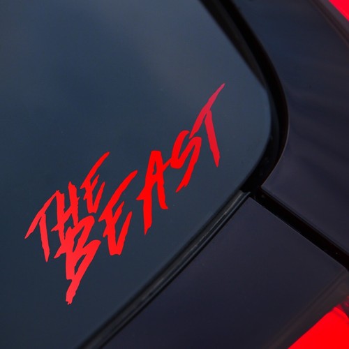 The beast decal sticker - the,