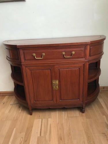 Antique solid wood sideboard - solid,