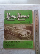 1949 Motor Manual Magazine