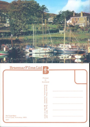 The canal basin - basin, crinan