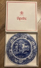 Boxed Spode Blue Italian Domed