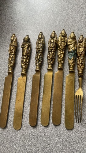 Vintage thai brass - vintage, cutlery