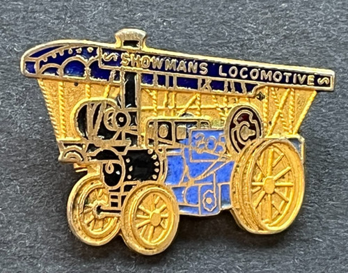 Steam engine pin badge - engine,