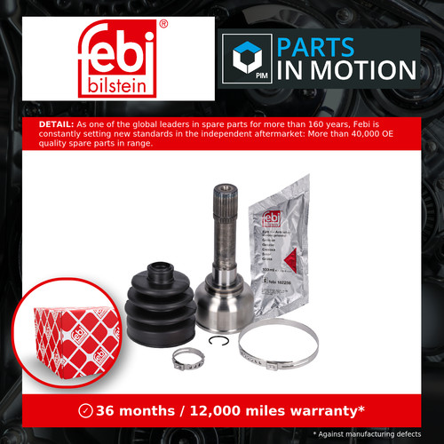 Joint fits suzuki - cv,