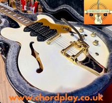 ✨LIMITED EDITION✨ Epiphone Riviera Royale Custom P93~ Pearl White + Hard Case!