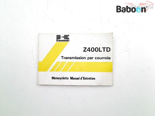 Owners manual kawasaki 400 - z,