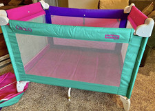 VTG Graco Pack N Play Sport Playpen W/Bag 1990s Pastel Baby Toddler 117-75 Prop