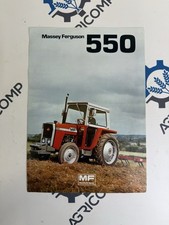 MASSEY FERGUSON 550 SALES LEAFLET 