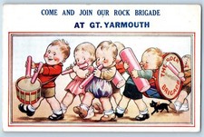 England Postcard Kids Playing