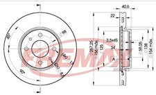 Brake disc alfa romeo - brake,
