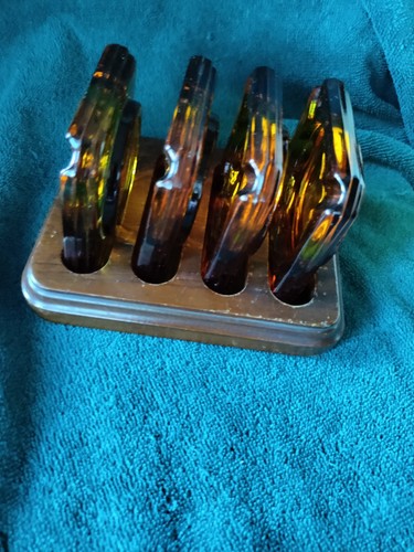 Vintage 1960s set amber - 1960s,