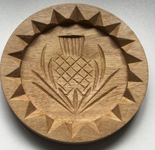 Wooden Scottish Thistle Cookie