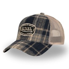 VON DUTCH - CARREAUX CAP - GREY/TARTAN - **100% AUTHENTIC** **CHRISTMAS GIFT**
