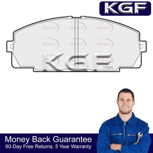 Kgf front brake pads - set, fits