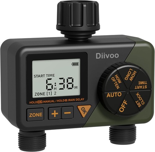 Dual zone water - water, timer