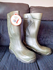 Dunlop Purofort Size 14 Steel Toe Capped Green Wellington Boots , site boots