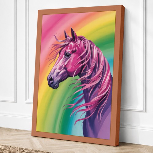 Rainbow dream horse eclectic - rainbow,