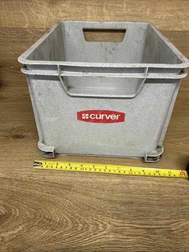 Vintage curver stackable crate - stackable,