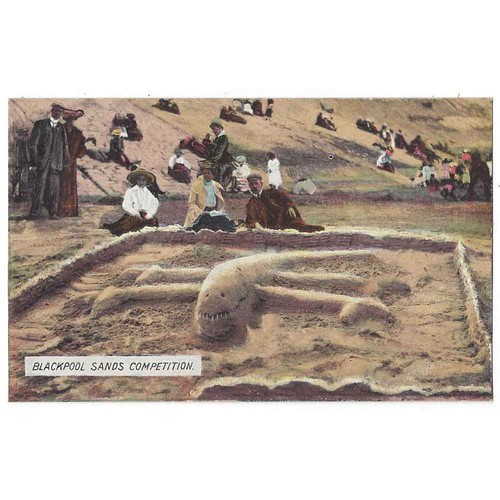 Blackpool sands sandcastle - blackpool, sands,
