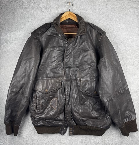 Mens vintage leather flight - vintage,