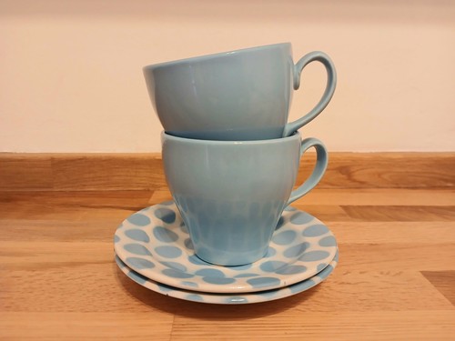 Two tams ware cups and - two,
