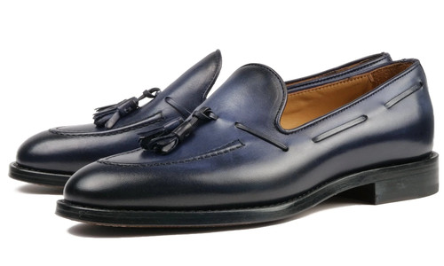 Henley tassel loafer blue - henley,