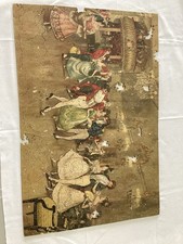 Antique Hand cut Wooden Jigsaw Puzzle