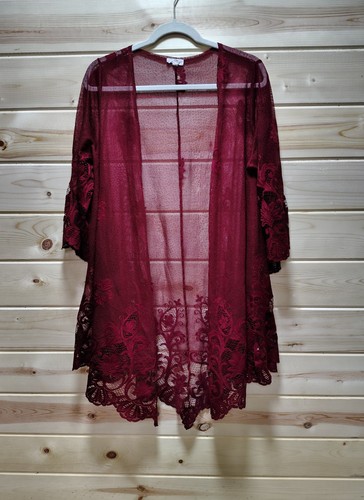 Eyeshadow burgundy sheer - sheer, lace