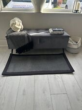 Dark Grey Carpet Rug With