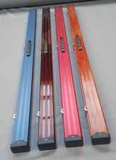Snooker Pool Cue Case 1-Piece Luxury 60" Aluminium Shalo Rosetta Sports