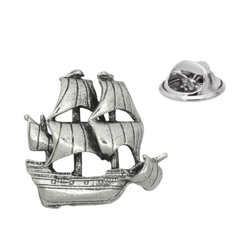 English made pewter galleon - made,