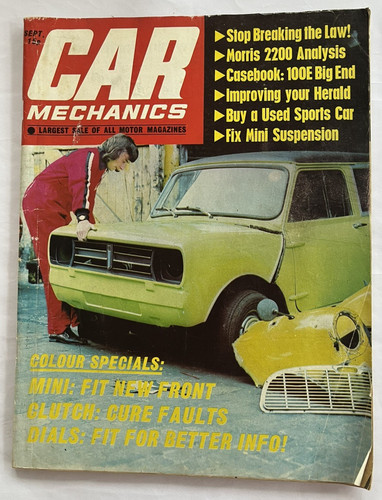Car mechanics september 1972 - car,