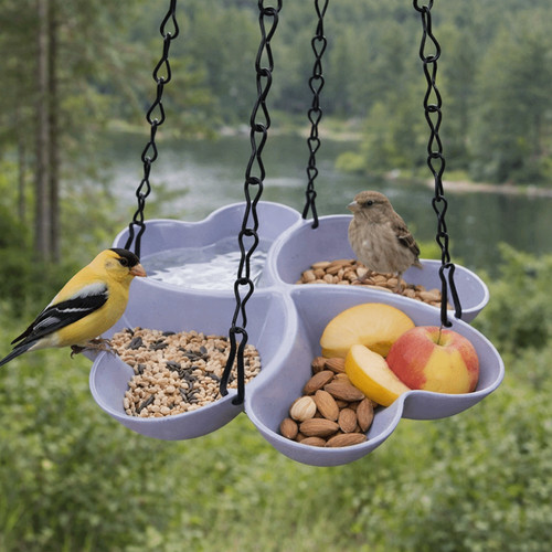 1pc bird feeding - feeding, outside
